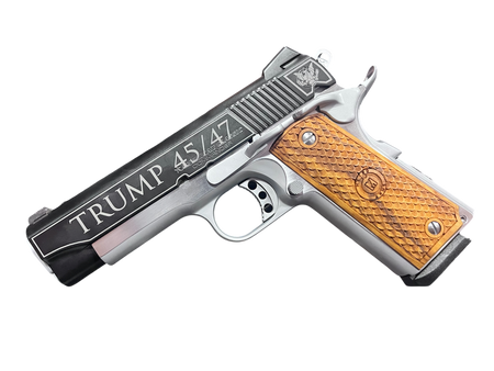 AMERICAN CLASSIC COMMANDER 1911 9MM 4.25" TRUMP 45/47 CHROM/BLACK 9RD