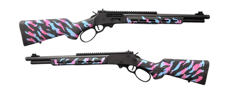 SMITH & WESSON 1854 STEALTH HUNTER MIAMI TIGER STRIPE 45LC LEVER ACTION 16.3" 8+1RD