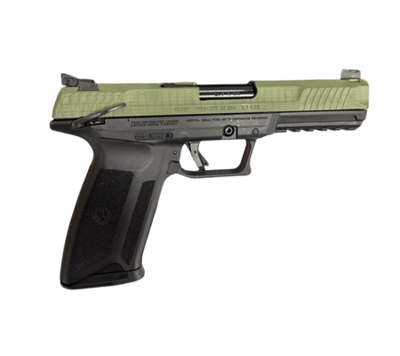 RUGER-5.7 X 28 4.9" PISTOL BLACK/DESERT NIGHT CAMO SLIDE 20+1 MS