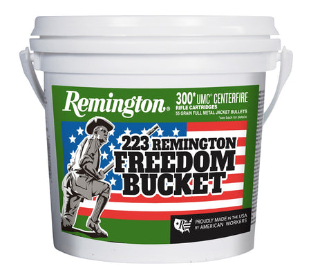 Remington UMC Freedom Bucket Full Metal Jacket 55 Grain .223 Remington 3240 fps