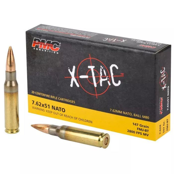 PMC XTAC .308/7.62x51mm 147 gr Full Metal Jacket (FMJ)