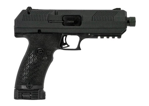 Hi-Point JXP10 JXP 10mm Auto 10+1, 5.20" Black Steel Threaded Barrel, Black Powder Coated YC9 Styled/Serrated Steel Slide, Black Polymer Frame w/Picatinny Rail, Black Textured Polymer Grip