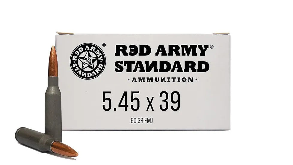 Red Army Standard  5.45x39mm 60 grain Full Metal Jacket ammunition