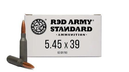 Red Army Standard  5.45x39mm 60 grain Full Metal Jacket ammunition