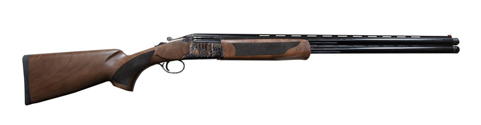 Pointer KAR2028HT Acrius Full Size 20 Gauge Break Open 3" 2rd 28" Black Over/Under Vent Rib Barrel, Color Case Hardened Steel Receiver, Fixed Turkish Walnut Stock, Ambidextrous