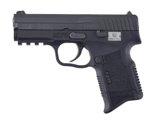 Kahr Arms KX9094RD10 X9 9mm Luger 10+1 3.54" Stainless Steel Barrel, Blackened Optic Ready/Serrated Stainless Steel Slide, Black Polymer Frame w/Picatinny Rail