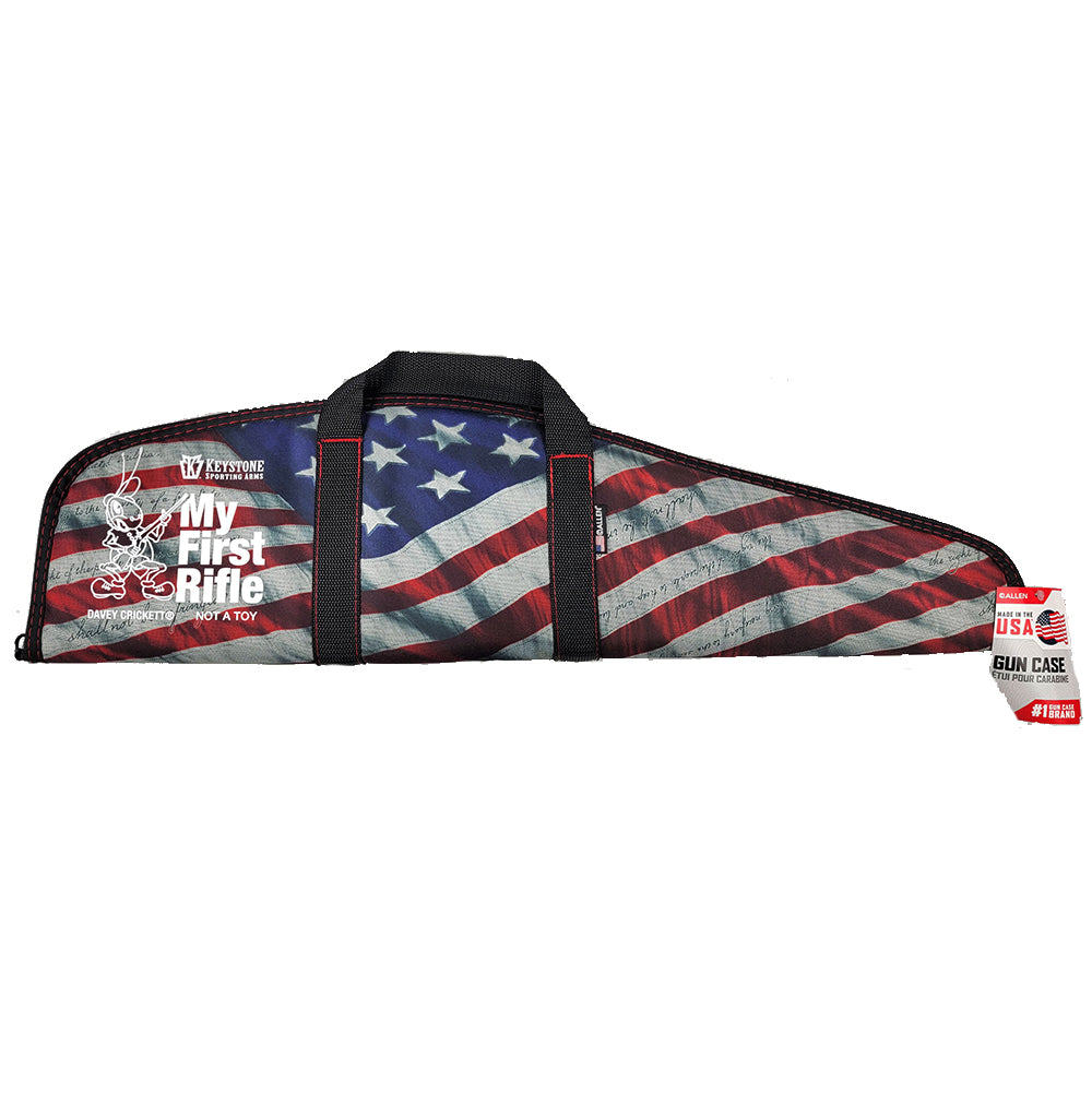 Crickett USA Flag 34-Inch Rifle Carrying Case with White Logo