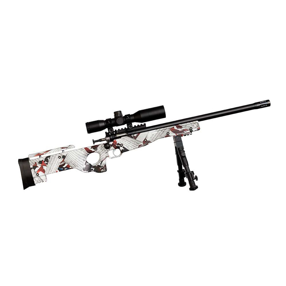 Crickett KSA2153 Precision Complete Package Youth 22 LR 1rd 16.12" Threaded Bull Barrel w/Muzzle Brake, Thumbhole Amendment Synthetic Stock w/Adjustable Cheek Comb, 10 3/8"- 11 1/8" LOP Includes 4x28