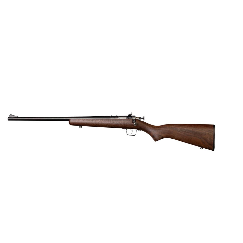 Crickett KSA2238LH My First Rifle Gen2 22 S/L/LR Single Shot 16.10" Stainless Steel Barrel & Receiver, American Walnut Fixed Stock, EZ Loader, Left Hand