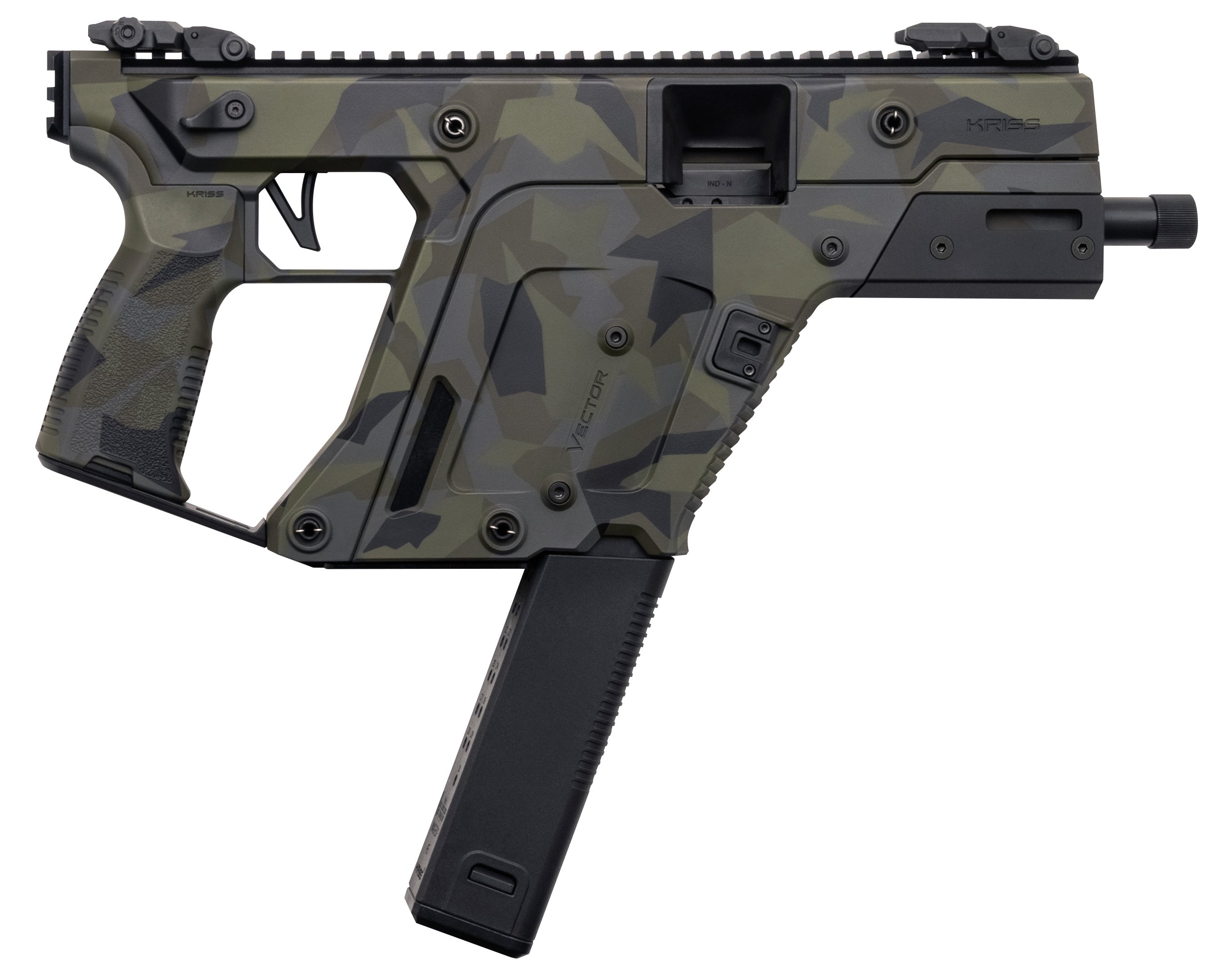 Kriss USA KV453PWD00 Vector SDP Gen3 45 ACP 30+1 5.50" Black Nitride Threaded Barrel, M-LOK Handguard, Picatinny Rail Receiver & Rear, Black Polymer Grip, Ambidextrous, Glock Mag Compatible
