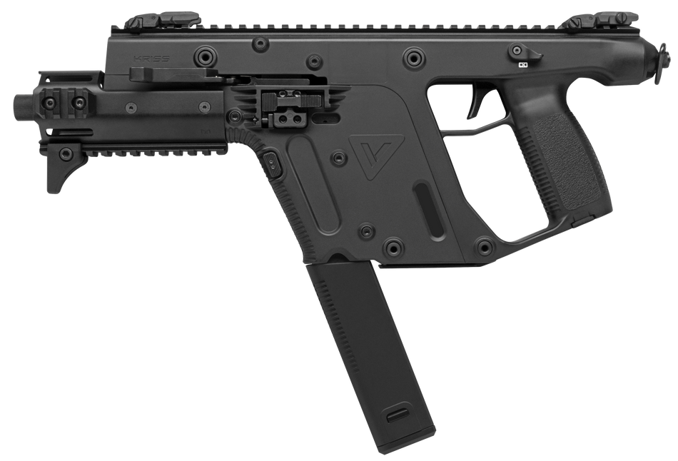 Kriss USA KV45PBL30 Vector Enhanced SDP Gen2 45 ACP 30+1 6.50" Black Nitride Threaded Barrel, Black Picatinny Rail, MK5M Modular Rail, Glock Magazine Compatible