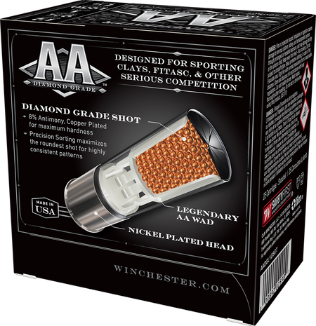 Winchester AADGL12507 AA Diamond Grade 12 Gauge 2-3/4 1oz #7.5 1250 fps