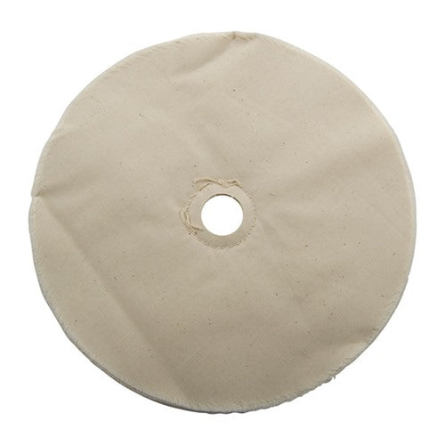 MUSLIN POLISHING WHEEL, LOOSE, 8" X 20-PLY, 7/8" ARBOR