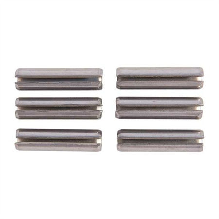 1/4" DIAMETER 1" (2.5CM) LENGTH ROLL PINS 6 PACK