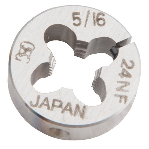 BOLT KNOB ROUND DIE, 13/16" DIAMETER, 5/16"-24 THREAD