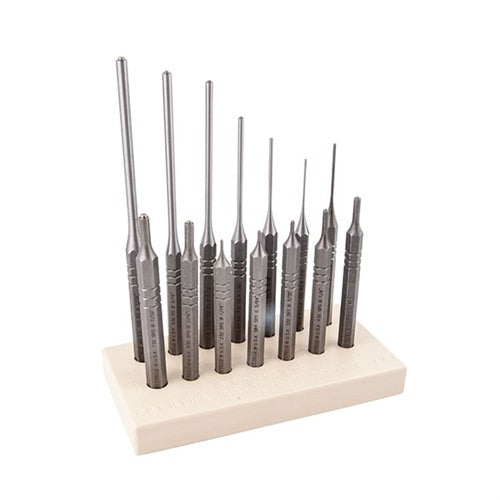 PREMIUM ROLL PIN PUNCH BENCH SET