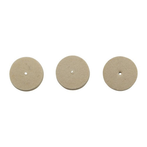 UNMOUNTED FELT BOB SQUARE 1"X1/4" 3 PACK