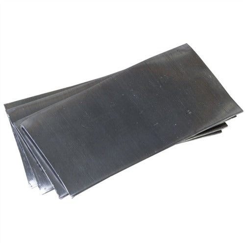 BARREL VISE SHIMS, PURE LEAD, 2" X 4", 4 PACK
