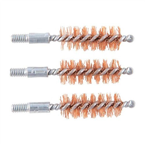 DOUBLE-TUFF BRONZE PISTOL BRUSH 10MM/40 CALIBER 3 PACK