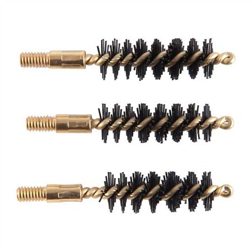HEAVY WEIGHT BRUSH, NYLON, 9MM/.38/.357 CAL PISTOL, 3 PACK