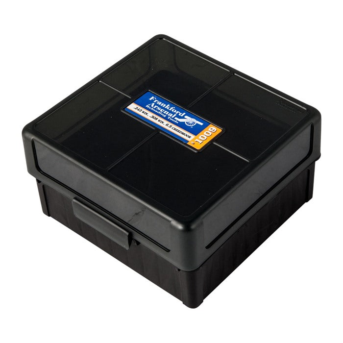 Ammo Hinge-Top Storage Box Container