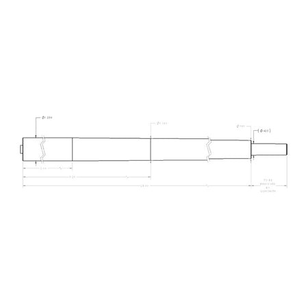 30 Cal Stainless Steel Bolt-Action Rifle Barrel