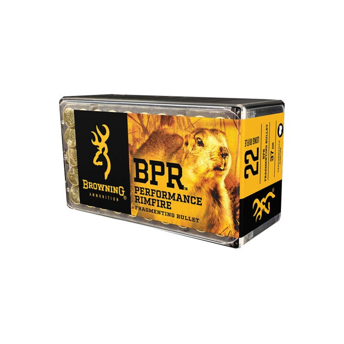Browning  .22 Long Rifle 37 grain Fragmenting ammunition