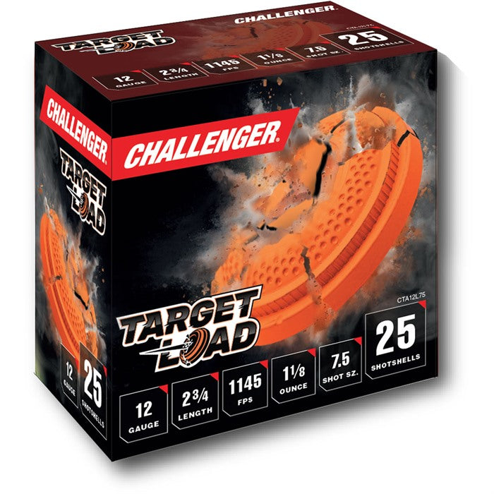 Challenger Ammunition  Shotgun Ammo 12 Gauge 2.75 in 1-1/8 oz #7.5