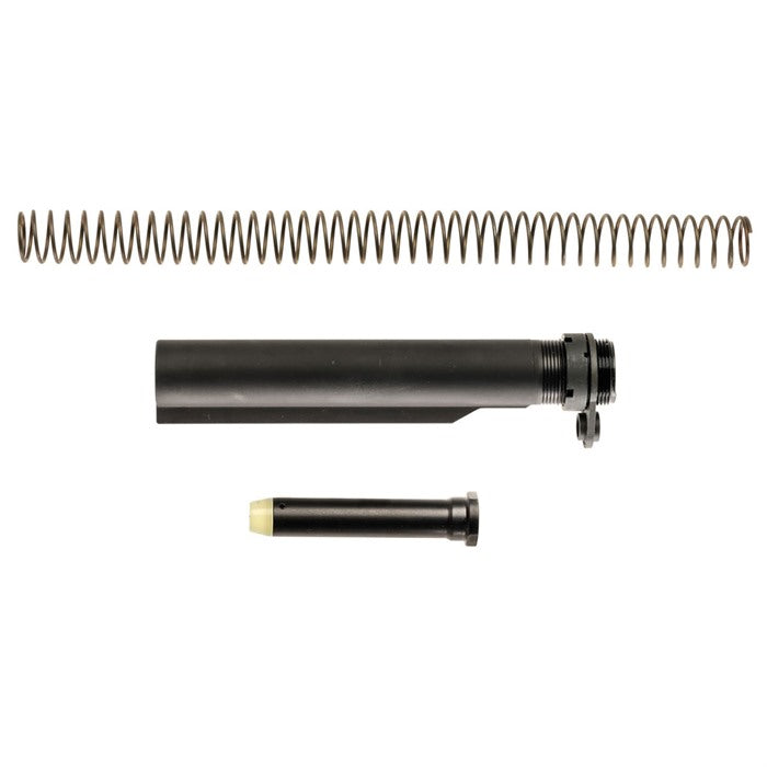 BCM MK2 Recoil Mitigation System Mod 1 8 Position Buffer Tube Complete Assembly, Black, T2 Buffer, M16A4 Rifle Action Spring, MK2 Receiver Extension, QD End Plate, Castle Nut for AR Rifles
