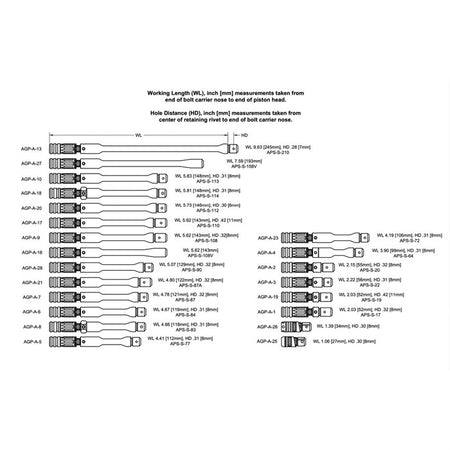 AK Rifle Adjustable Gas Piston – UPC 853906008294