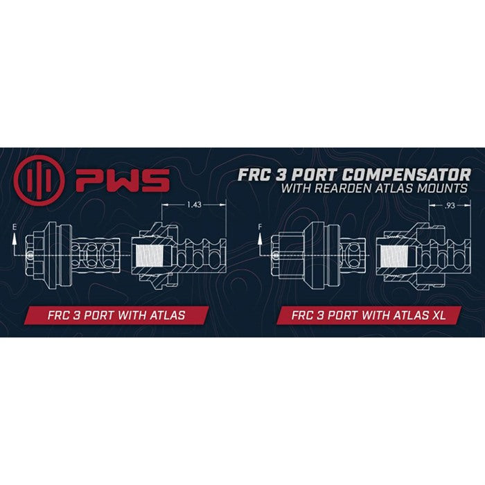.223 FRC Triple-Port Compensator Muzzle Device