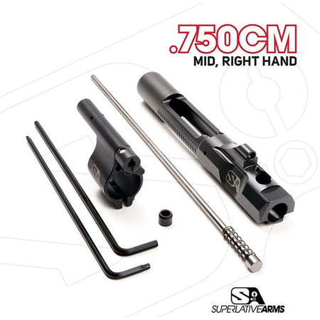 AR-15 Adjustable Piston System .750" Clamp-On Block Right Hand 850011846278