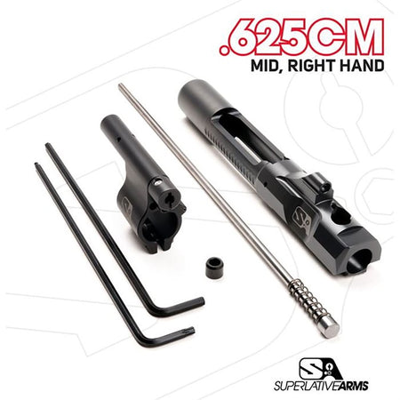 Right Hand AR-15 Adjustable Piston System 0.625" Clamp Block