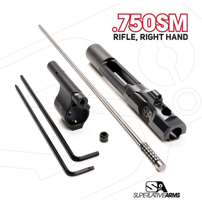Right Hand AR-15 Adjustable Piston System with .750" Gas Block