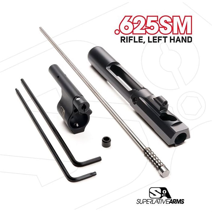 Left Hand AR-15 .625" Gas Block Adjustable Piston System