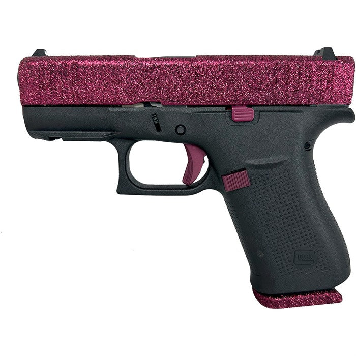 GLOCK 43X 9MM LUGER 3.41" BBL (2)10RD BLACK CHERRY GLITTER