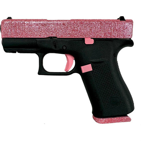 GLOCK 43X 9MM LUGER 3.41" BBL (2)10RD BUBBLE GUM GLITTER
