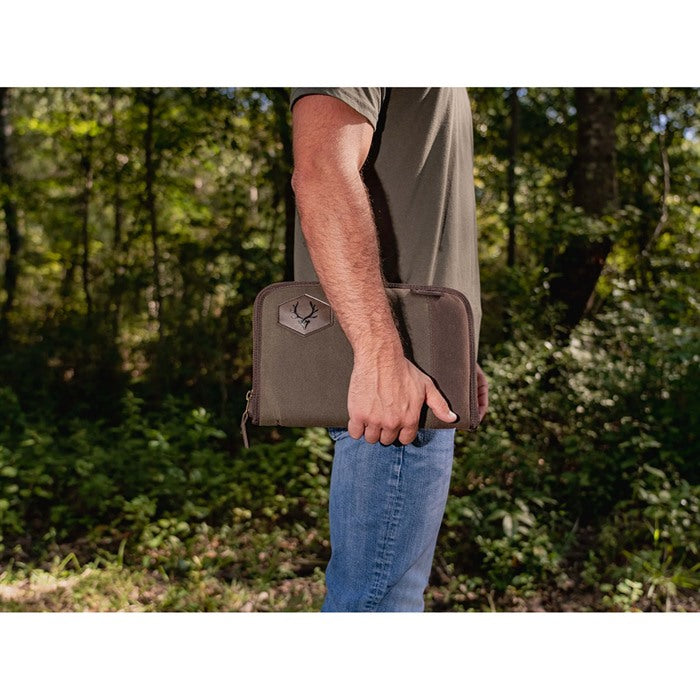 Canvas Pistol Rug Rawhide Waxed