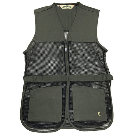 Full Mesh Shooting Vest with Dual Pads - 617867122822