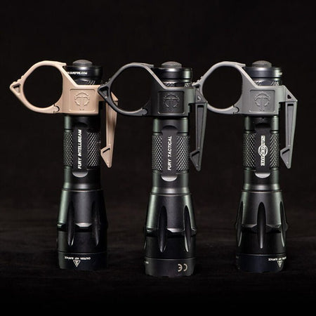 Switchback DF Flashlight Mounting Ring with Pocket Clip
