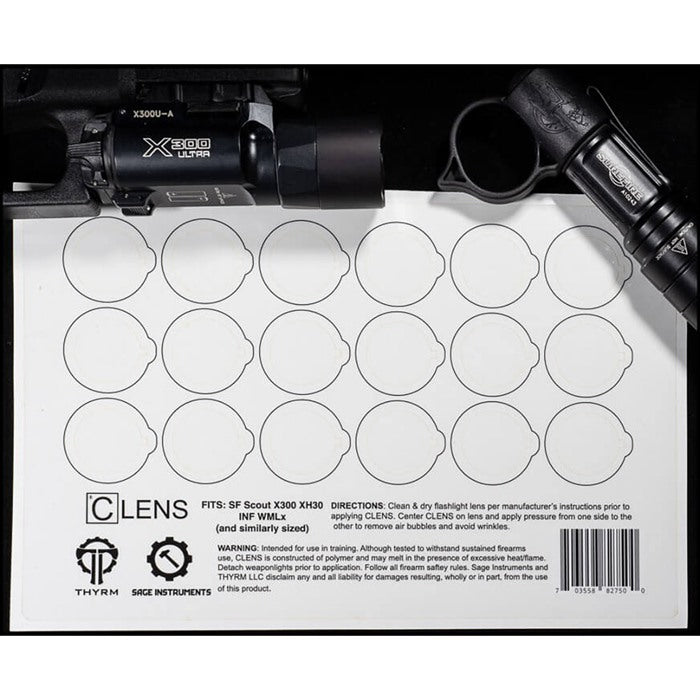 CLENS Lens Guard for Weapon Lights and Flashlights