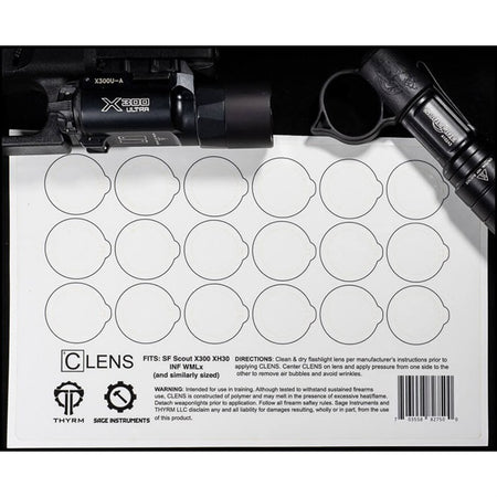 CLENS Lens Guard for Weapon Lights and Flashlights