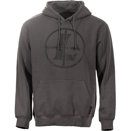 DISTRESSED RETICLE HOODIE X LARGE GUNMETAL