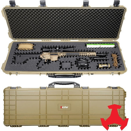 48 Inch Hard Rifle Carrying Case with Ragar Foam Insert
