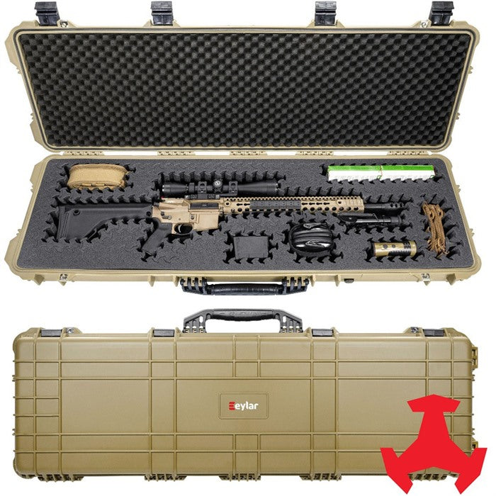 48 Inch Hard Rifle Carrying Case with Ragar Foam Insert