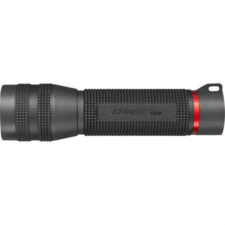 GX20 FLASHLIGHT 1200 LUMENS W/PURE BEAM & TWIST FOCUS BLACK