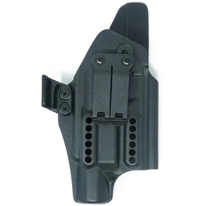 Priority 1 x GBRS Group IWB Holster for Glock 17 and 19 with X300U Light, Adjustable Cant, RH, Black GEAR-HOLS-IWB-GLK17-19-X300U-R