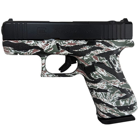 GLOCK 43X MOS 9MM LUGER 3.41" BBL (2)10RD MAGS BLACK - TIGER