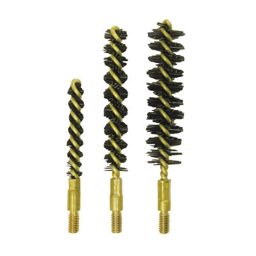 NYLON RIFLE BORE BRUSH, 35 CALIBER, 8-32M, 12 PACK
