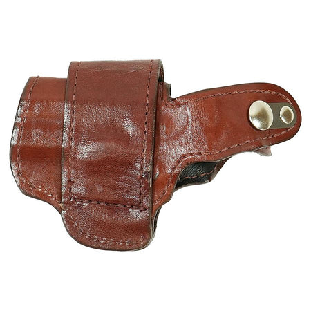 Bond Arms Leather RH Driving Holster 3-Inch Barrel Brown w/ Henna Stitching